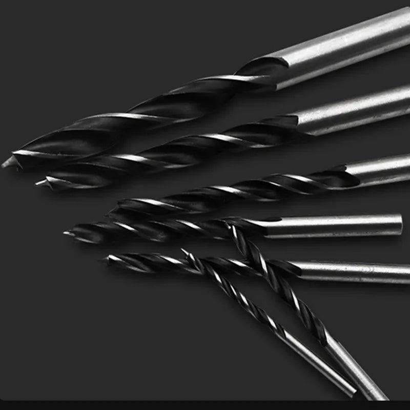 8Pcs/Set  Wood Drill Bit Set 3MM-10MM Drill Bits Kit For Woodworking Wood Tools Spiral Drill Bit High Carbon Steel