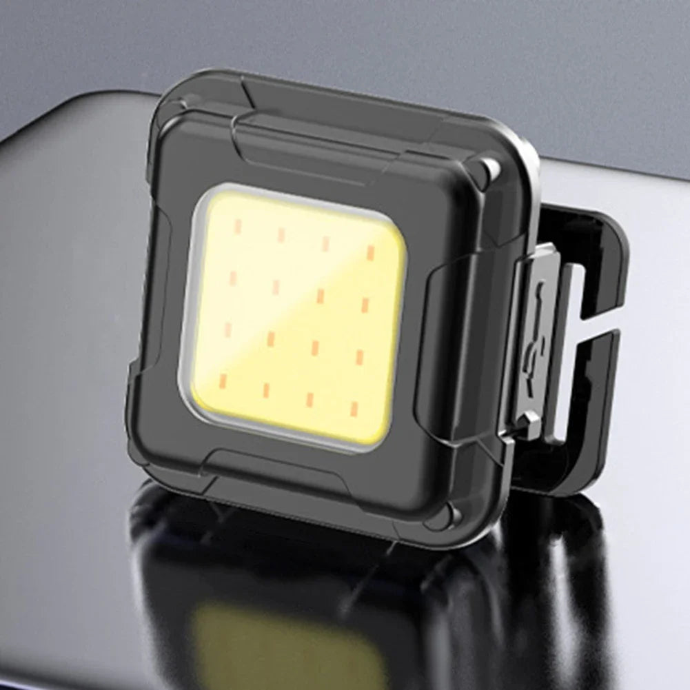 Outdoor Headlamp USB Rechargeable Work Flashlight Multifunctional Head Torch Mini COB LED Headlight for Camping Fishing Hiking