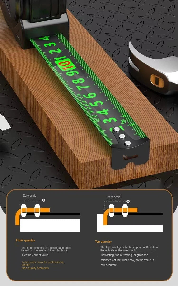 5M/7.5M/10M tape measure retractable Waterproof Rust proof Wear-resistant Measuring tape Household precision measuring tool