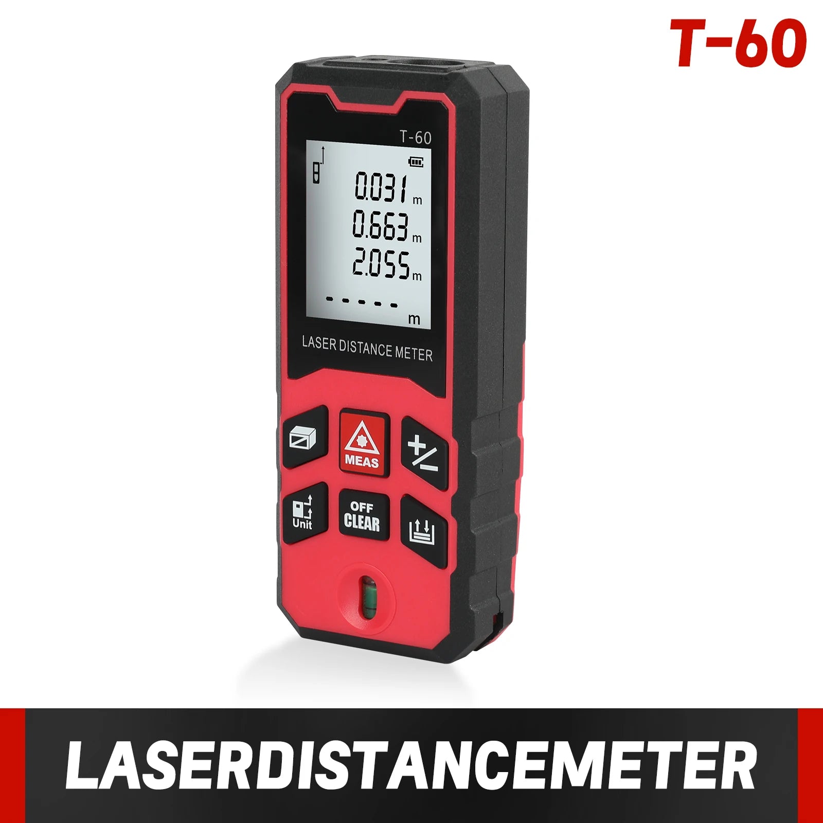 Laser Measuring Tool  Digital Tape Measure High Accuracy, Professional Laser Distance Meter with LCD Display for Constructi